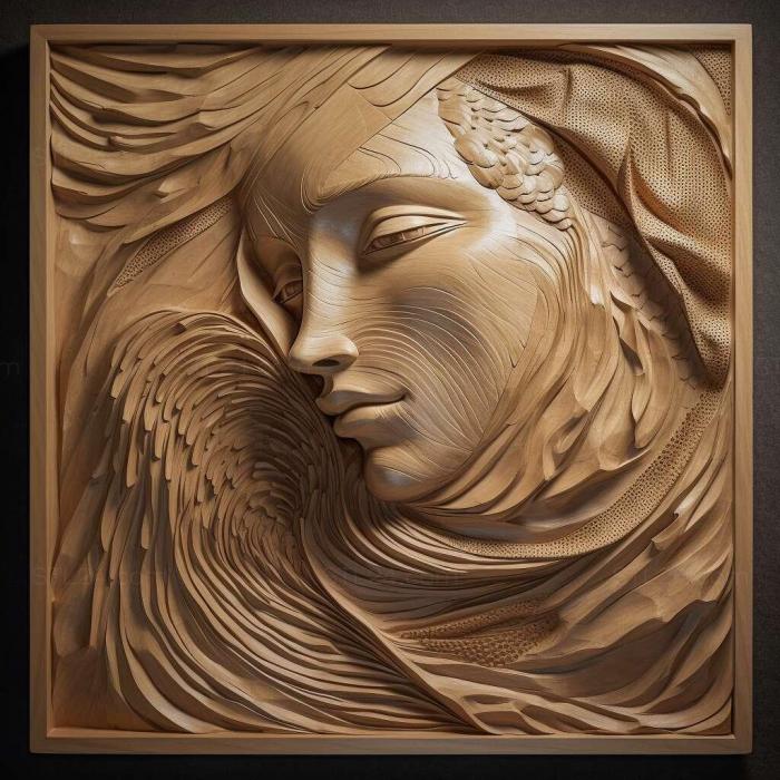 Patterns and decorations (stl sgraffito 1, PATTERN_1145) 3D models for cnc